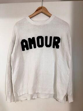 "AMOUR" sweater